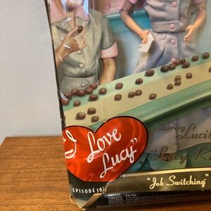 Mattel 1998 brand new I Love Lucy 'Job Switching' box has shelfware never opened